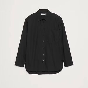 Women’s Classic Black Button Down Blouse